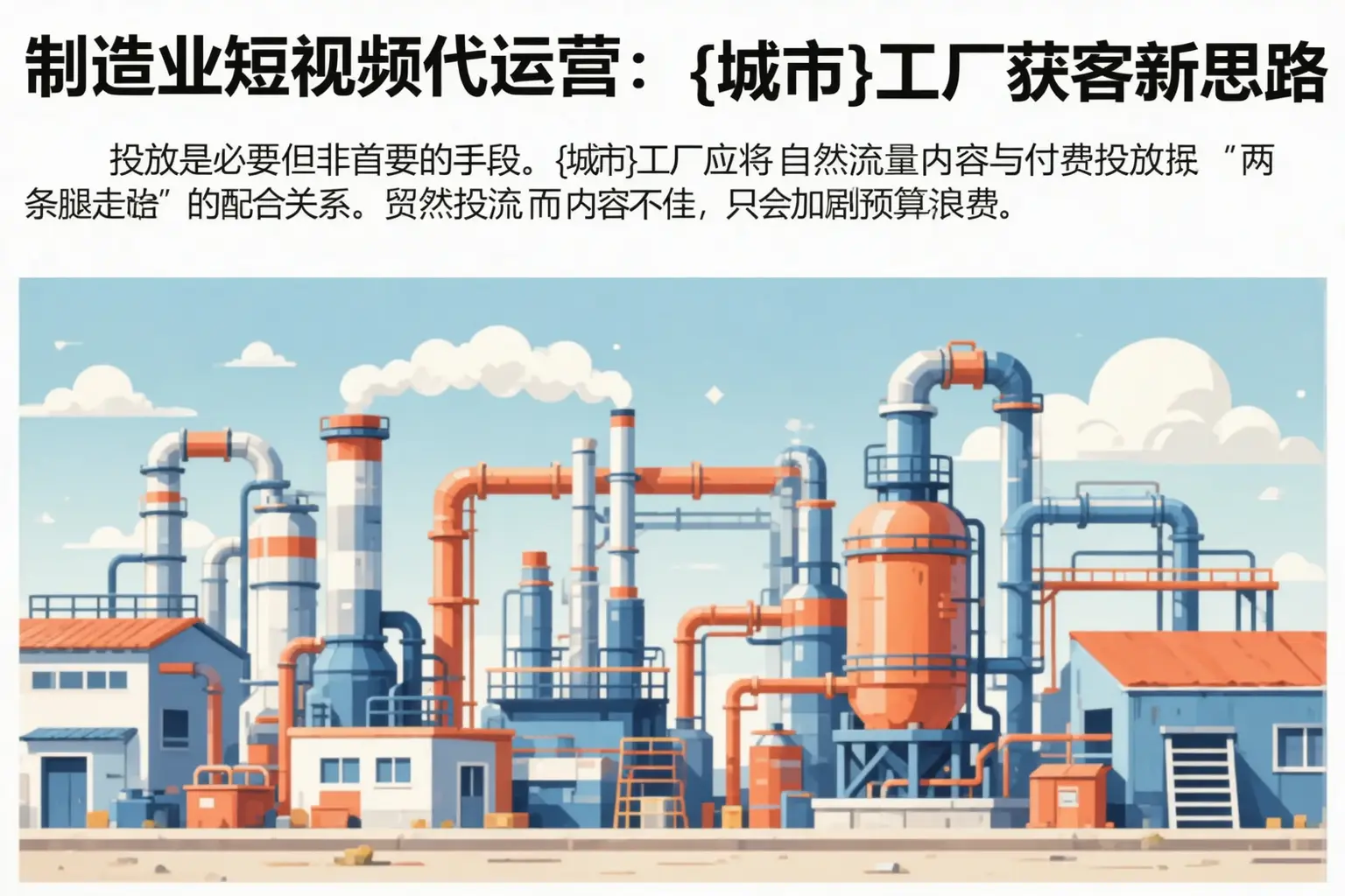 制造业短视频代运营：礼县工厂获客新思路